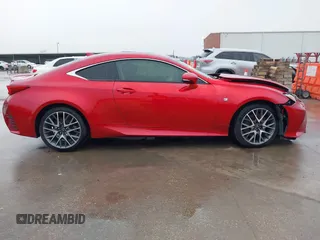 2016 Lexus RC 350 F Sport with VIN JTHHE5BCXG5013813, listed as a IAAI auction lot 41097722 with 52,996 mi miles and . Bid and sale history available at DreamBid. Image 13.