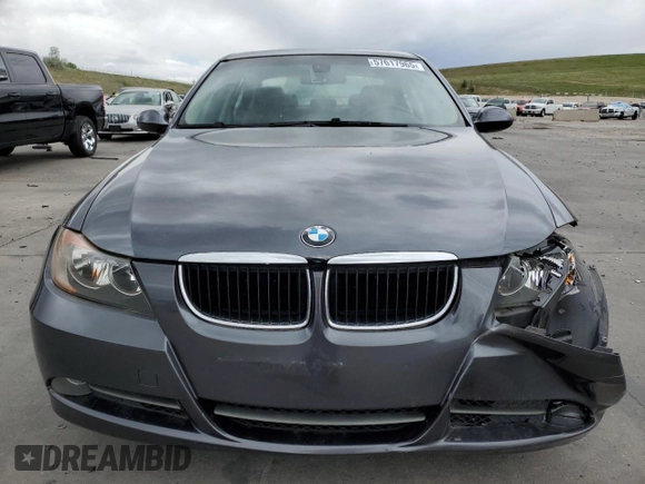 2008 BMW 3 Series 328i with VIN WBAVA33508P142196, listed as a Copart auction lot 57617965 with 129,798 mi miles and Salvage title. Bid and sale history available at DreamBid. Image 5.