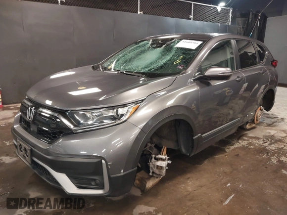 2020 Honda CR-V EX with VIN 5J6RW2H59LL013800, listed as a IAAI auction lot 41604504 with 1 mi miles. Bid and sale history available at carsss.com. Image 6.