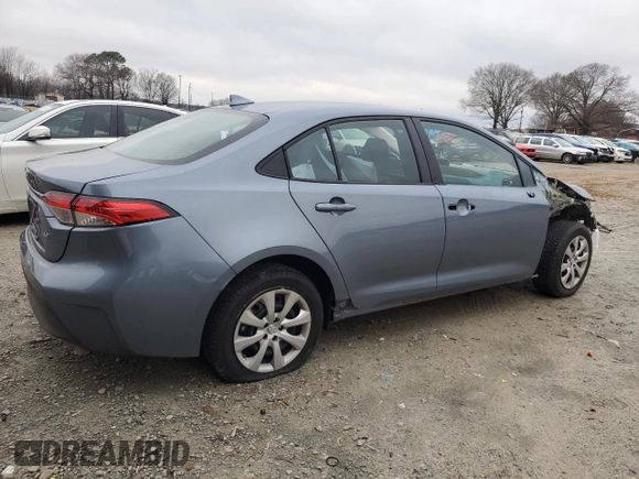 2024 Toyota Corolla LE with VIN 5YFB4MDE8RP164965, listed as a Copart auction lot 44899155 with 11,695 mi miles and Salvage Title. Bid and sale history available at carsss.com. Image 3.