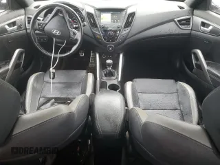 2016 Hyundai Veloster Turbo with VIN KMHTC6AEXGU284947, listed as a Copart auction lot 71740474 with 116,198 mi miles and Salvage Title. Bid and sale history available at carsss.com. Image 8.