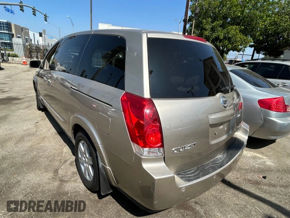 2004 Nissan Quest SE with VIN 5N1BV28UX4N347885, listed as a Copart auction lot 73199214 with 0 mi miles and Clean Title. Bid and sale history available at carsss.com. Image 3.