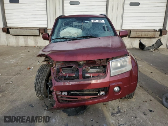 2006 Suzuki Grand Vitara Premium with VIN JS3TD943764101565, listed as a Copart auction lot 84473074 with 174,257 mi miles and Salvage title. Bid and sale history available at DreamBid. Image 5.