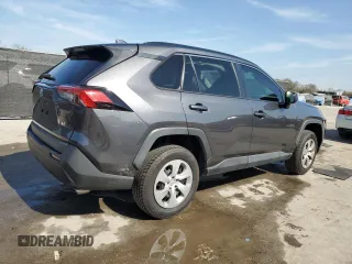 2021 Toyota RAV4 LE with VIN 2T3H1RFV1MC155845, listed as a Copart auction lot 43665575 with 61,082 mi miles and Salvage Title. Bid and sale history available at carsss.com. Image 3.
