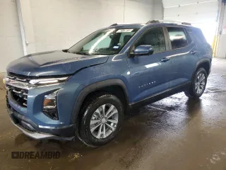 2025 Chevrolet Equinox FWD LT with VIN 3GNAXHEGXSL210624, listed as a Copart auction lot 62179015 with 14,158 mi miles and Clean title. Bid and sale history available at DreamBid. Image 1.