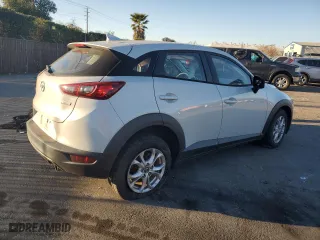 2018 Mazda CX-3 Sport with VIN JM1DKFB78J0317177, listed as a Copart auction lot 41909555 with 53,890 mi miles and Salvage Title. Bid and sale history available at carsss.com. Image 3.