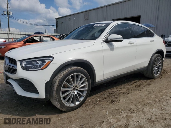 2021 Mercedes-Benz GLC with VIN W1N0J8EB2MF913568, listed as a Copart auction lot 50584885 with 101,793 mi miles and Salvage Title. Bid and sale history available at carsss.com. Image 1.