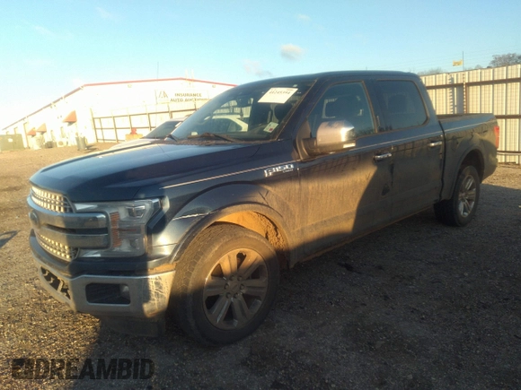 2018 Ford F-150 XL with VIN 1FTEW1CG0JKD04292, listed as a IAAI auction lot 41245394 with 155,368 mi miles. Bid and sale history available at carsss.com. Image 2.