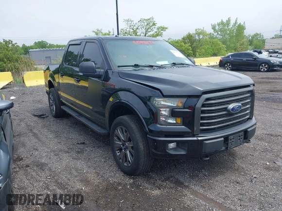 2016 Ford F-150 XLT with VIN 1FTEW1EF6GFC21004, listed as a IAAI auction lot 42177552 with 71,950 mi miles and . Bid and sale history available at carsss.com. Image 1.