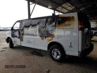 2021 Chevrolet Express Cargo with VIN 1GCWGBFP3M1187840, listed as a Copart auction lot 42579665 with Not provided miles and Non repairable. Bid and sale history available at DreamBid. Image 2.