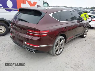 2021 Genesis GV80 with VIN KMUHCESC1MU031056, listed as a IAAI auction lot 41178354 with 95,749 mi miles and . Bid and sale history available at DreamBid. Image 4.
