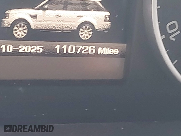 2011 Land Rover Range Rover Sport HSE Lux with VIN SALSK2D47BA703645, listed as a IAAI auction lot 42462346 with 110,726 mi miles and . Bid and sale history available at DreamBid. Image 7.