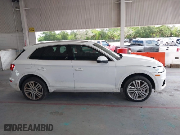 2020 Audi Q5 Premium Plus with VIN WA1BNAFYXL2059038, listed as a IAAI auction lot 42397030 with 103,983 mi miles and . Bid and sale history available at DreamBid. Image 13.