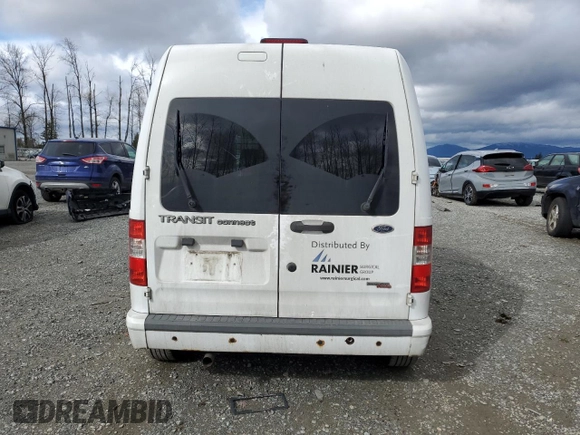 2013 Ford Transit Connect XLT with VIN NM0LS7DN0DT143439, listed as a Copart auction lot 48977345 with 285,500 mi miles and Clean title. Bid and sale history available at DreamBid. Image 6.