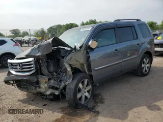 2013 Honda Pilot Touring with VIN 5FNYF4H97DB073000, listed as a Copart auction lot 59046785 with Not provided miles and Salvage title. Bid and sale history available at DreamBid. Image 1.