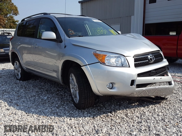 2007 Toyota RAV4 Sport with VIN JTMBD32V776051784, listed as a Copart auction lot 75918854 with 168,857 mi miles and Non Repairable. Bid and sale history available at carsss.com. Image 1.