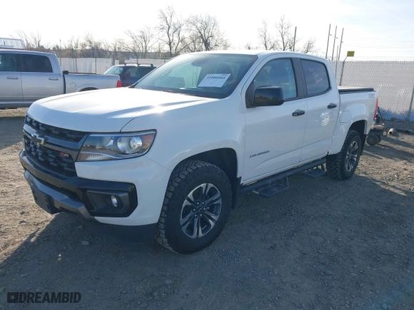2021 Chevrolet Colorado 4WD Z71 with VIN 1GCGTDEN3M1234781, listed as a IAAI auction lot 41086044 with 45,010 mi miles. Bid and sale history available at carsss.com. Image 19.