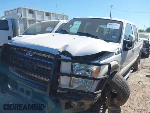 2016 Ford F-250 Lariat with VIN 1FT7W2B61GEA81419, listed as a IAAI auction lot 41837036 with 186,027 mi miles and . Bid and sale history available at DreamBid. Image 2.