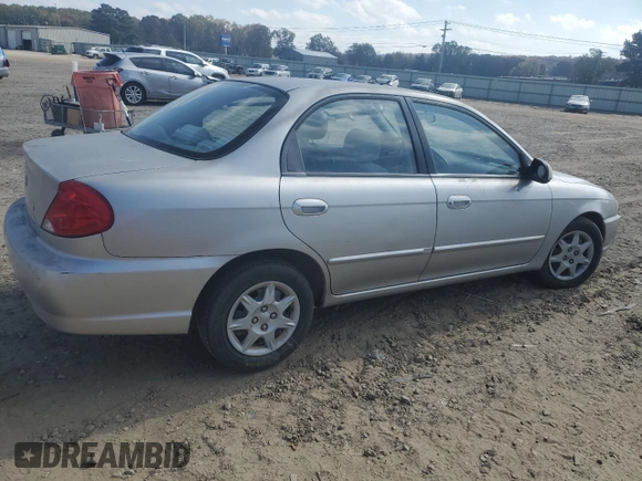 2003 Kia Spectra with VIN KNAFB121335295115, listed as a Copart auction lot 78070674 with Not Provided miles and Salvage Title. Bid and sale history available at DreamBid. Image 3.