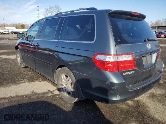 2006 Honda Odyssey EX with VIN 5FNRL38466B123934, listed as a Copart auction lot 47689175 with 201,943 mi miles and Salvage Title. Bid and sale history available at carsss.com. Image 2.