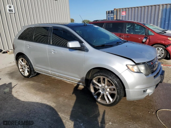 2010 Ford Edge Sport with VIN 2FMDK4AC2ABA04851, listed as a Copart auction lot 73721804 with 187,446 mi miles and Non Repairable. Bid and sale history available at carsss.com. Image 4.