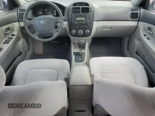 2009 Kia Spectra EX with VIN KNAFE222X95604934, listed as a Copart auction lot 53872145 with 86,838 mi miles and Clean Title. Bid and sale history available at carsss.com. Image 8.