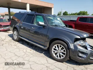 2015 Ford Expedition EL Limited with VIN 1FMJK2AT1FEF51001, listed as a Copart auction lot 62021754 with 0 mi miles and Salvage Title. Bid and sale history available at carsss.com. Image 4.