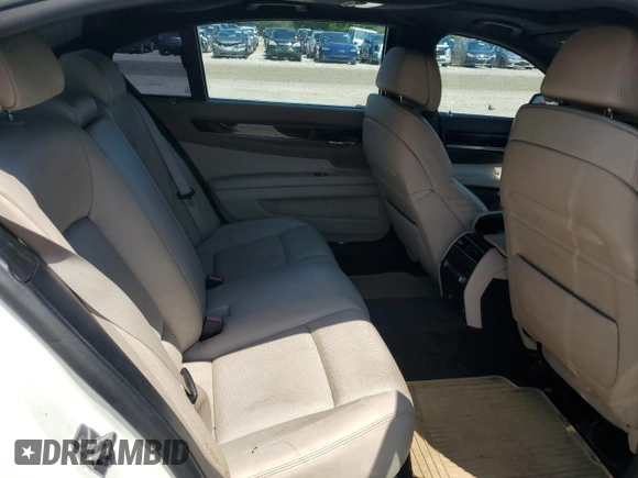 2011 BMW 7 Series 750Li with VIN WBAKB8C51BCY64594, listed as a Copart auction lot 61916875 with 105,499 mi miles and Clean title. Bid and sale history available at DreamBid. Image 10.