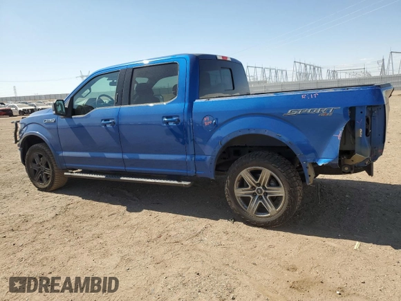 2018 Ford F-150 XL with VIN 1FTEW1EP6JFC70686, listed as a Copart auction lot 60235545 with 131,528 mi miles and Salvage title. Bid and sale history available at DreamBid. Image 2.