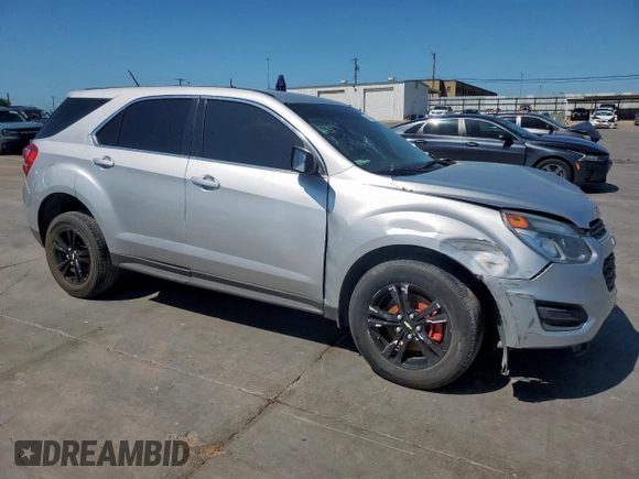 2016 Chevrolet Equinox LS with VIN 2GNALBEK3G1181926, listed as a Copart auction lot 54145935 with 138,385 mi miles and Salvage Title. Bid and sale history available at carsss.com. Image 4.