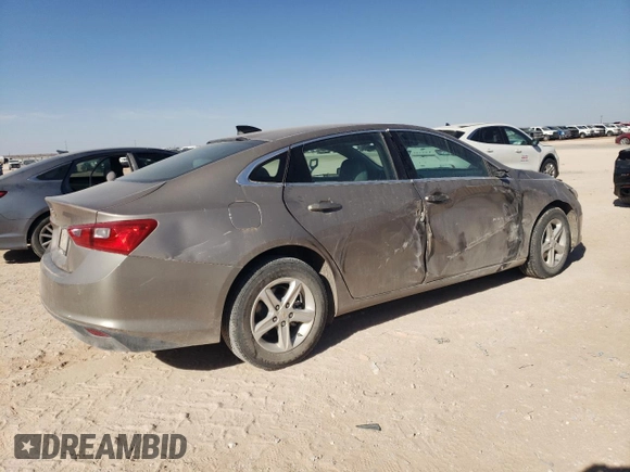 2024 Chevrolet Malibu LS with VIN 1G1ZB5ST0RF146021, listed as a Copart auction lot 45304245 with 8,382 mi miles and Salvage Title. Bid and sale history available at DreamBid. Image 3.