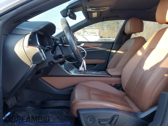 2019 Audi A7 Premium Plus with VIN WAUR2AF24KN029018, listed as a Copart auction lot 88984995 with 74,708 mi miles and Salvage Title. Bid and sale history available at carsss.com. Image 7.
