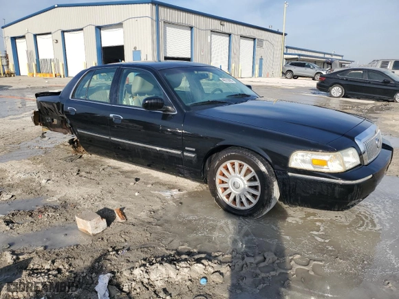2011 Mercury Grand Marquis LS with VIN 2MEBM7FV0BX608564, listed as a Copart auction lot 48513095 with 128,241 mi miles and Salvage Title. Bid and sale history available at carsss.com. Image 4.