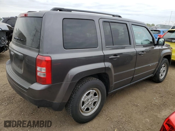 2017 Jeep Patriot Sport z VIN 1C4NJPBA5HD141135, wystawiony jako Copart lot #57626065 z przebiegiem 188 568 mil mil oraz Czysty tytuł • Clean title. Historia ofert i sprzedaży dostępna na DreamBid. Obrazek 3.