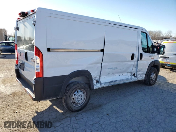 2021 Ram ProMaster Cargo with VIN 3C6LRVVG5ME584678, listed as a Copart auction lot 81923054 with 90,488 mi miles and Salvage Title. Bid and sale history available at DreamBid. Image 3.