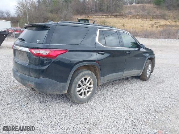 2019 Chevrolet Traverse LT Cloth with VIN 1GNEVGKW9KJ116173, listed as a IAAI auction lot 41757912 with 134,166 mi miles. Bid and sale history available at carsss.com. Image 4.