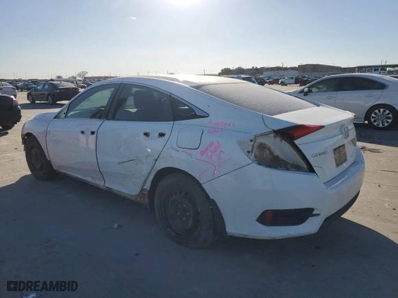 2017 Honda Civic Sedan LX with VIN 19XFC2F53HE002862, listed as a Copart auction lot 41876945 with 165,241 mi miles and Salvage Title. Bid and sale history available at carsss.com. Image 2.