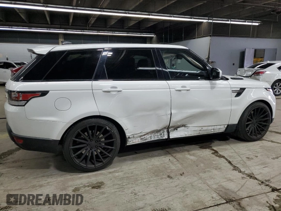 2017 Land Rover Range Rover Sport SE with VIN SALWG2FK8HA685261, listed as a Copart auction lot 51980595 with 63,161 mi miles and Salvage Title. Bid and sale history available at carsss.com. Image 3.