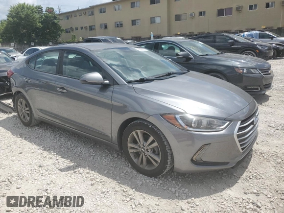 2018 Hyundai Elantra SEL with VIN 5NPD84LF5JH259041, listed as a Copart auction lot 70586604 with 63,459 mi miles and Non Repairable. Bid and sale history available at DreamBid. Image 4.