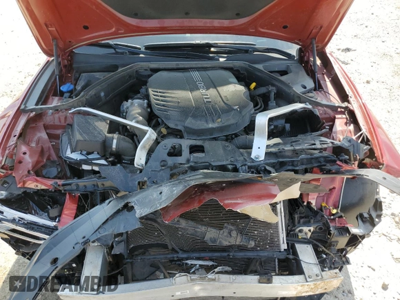 2022 Genesis G70 3.3T z VIN KMTG54TE2NU100889, wystawiony jako Copart lot #55805165 z przebiegiem 30 770 mil mil oraz Szkoda całkowita • Salvage title. Historia ofert i sprzedaży dostępna na DreamBid. Obrazek 11.