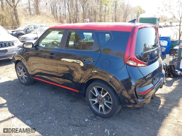 2020 Kia Soul GT-Line with VIN KNDJ63AU1L7079387, listed as a IAAI auction lot 41900942 with 31,916 mi miles. Bid and sale history available at carsss.com. Image 3.
