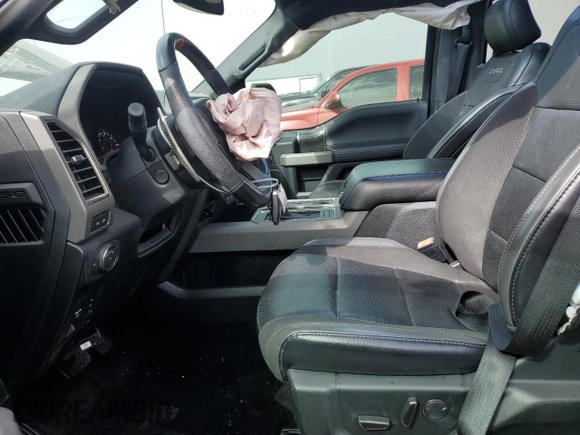 2019 Ford F-150 Raptor with VIN 1FTFW1RG0KFC08135, listed as a Copart auction lot 47550725 with 69,574 mi miles and Salvage Title. Bid and sale history available at carsss.com. Image 7.