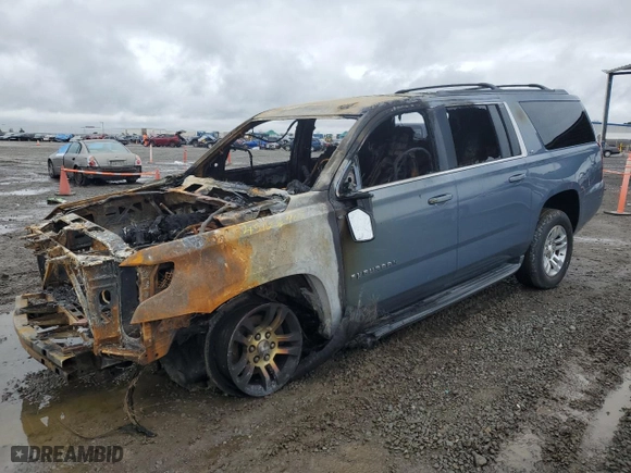 2015 Chevrolet Suburban LS with VIN 1GNSCHKC6FR683906, listed as a Copart auction lot 45128465 with 0 mi miles and Non Repairable. Bid and sale history available at carsss.com. Image 1.