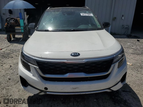 2021 Kia Seltos S z VIN KNDEU2AA2M7140044, wystawiony jako Copart lot #54721005 z przebiegiem 74 870 mil mil oraz Szkoda całkowita • Salvage title. Historia ofert i sprzedaży dostępna na DreamBid. Obrazek 5.