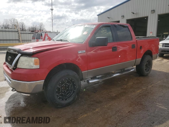2006 Ford F-150 XLT with VIN 1FTPW14VX6FB68341, listed as a Copart auction lot 47456855 with 181,459 mi miles and Salvage Title. Bid and sale history available at carsss.com. Image 1.