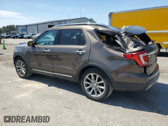 2016 Ford Explorer Limited with VIN 1FM5K7F88GGB15657, listed as a Copart auction lot 52747395 with 164,096 mi miles and Salvage Title. Bid and sale history available at DreamBid. Image 2.