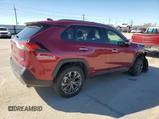 2025 Toyota RAV4 Hybrid Limited with VIN JTMD6RFV2SD153661, listed as a Copart auction lot 47197205 with 919 mi miles and Salvage Title. Bid and sale history available at carsss.com. Image 3.