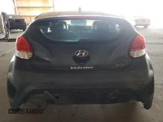 2014 Hyundai Veloster Turbo with VIN KMHTC6AE4EU209397, listed as a Copart auction lot 83094624 with 196,539 mi miles and Salvage Title. Bid and sale history available at carsss.com. Image 6.