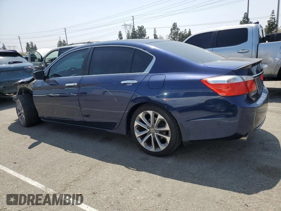 2015 Honda Accord Sport with VIN 1HGCR2F52FA105614, listed as a Copart auction lot 55480615 with 122,271 mi miles and Salvage Title. Bid and sale history available at DreamBid. Image 2.
