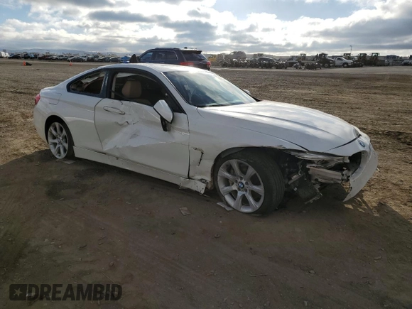 2014 BMW 4 Series 435i with VIN WBA3R1C5XEF729110, listed as a Copart auction lot 44313485 with 147,046 mi miles and Salvage Title. Bid and sale history available at carsss.com. Image 4.